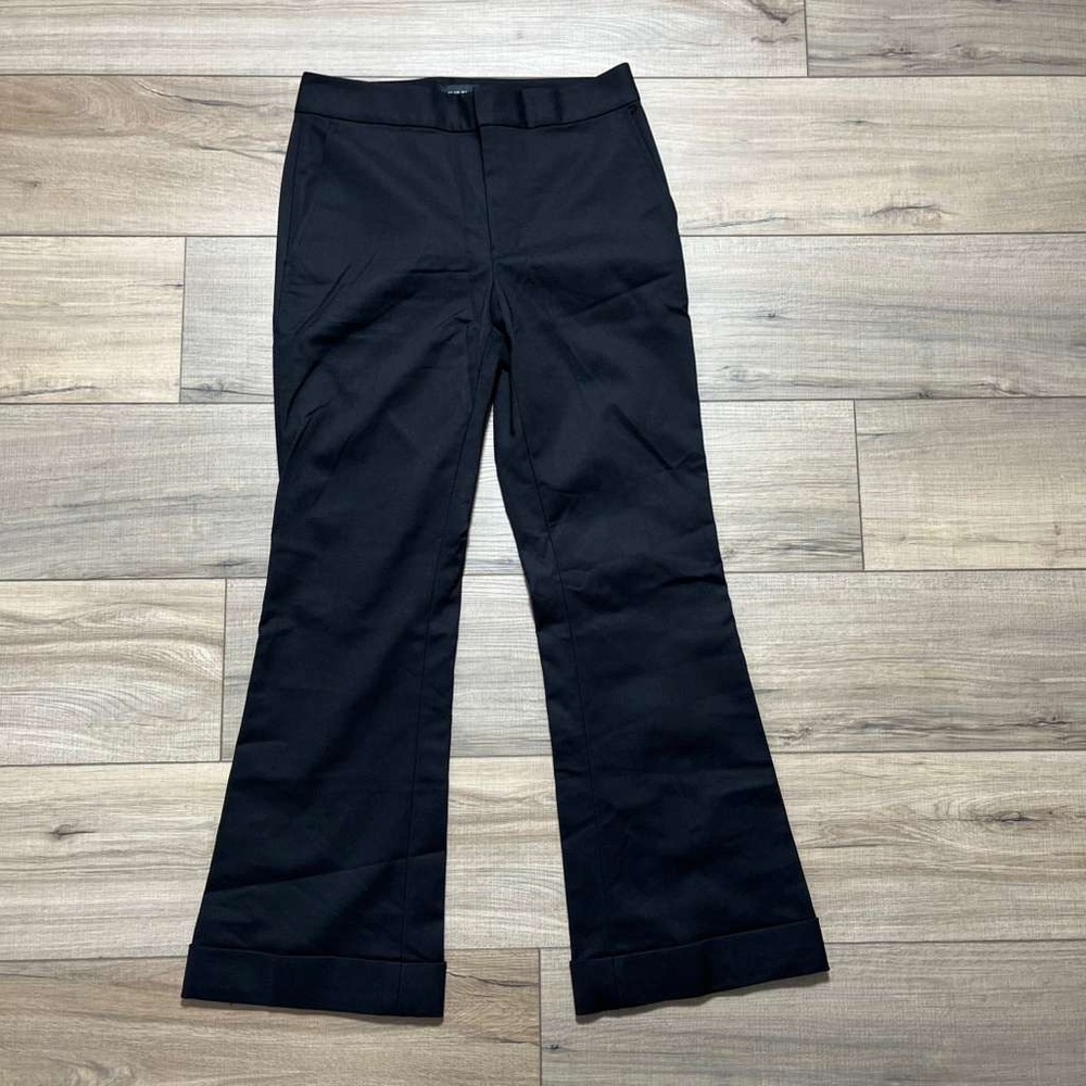 Club Monaco Women Cropped Kick Flare Pants Size‎ 2 Black